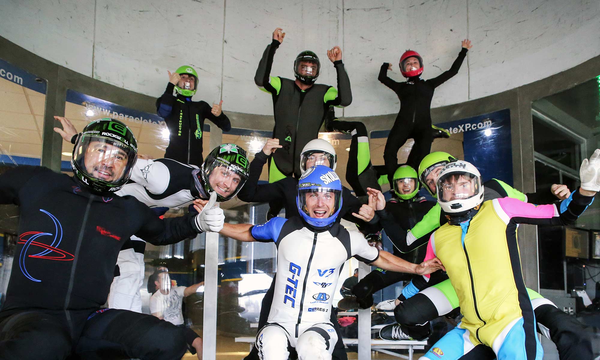 paracleteindoorskydivingteam Paraclete XP Indoor Skydiving