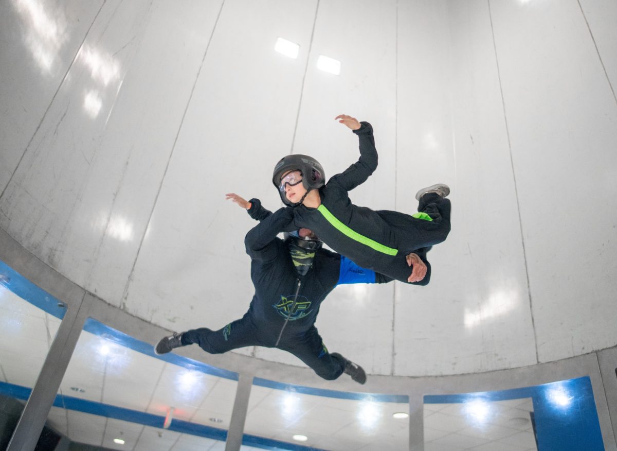 first indoor skydive